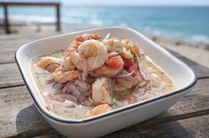 Receta de Ceviche de Camarones