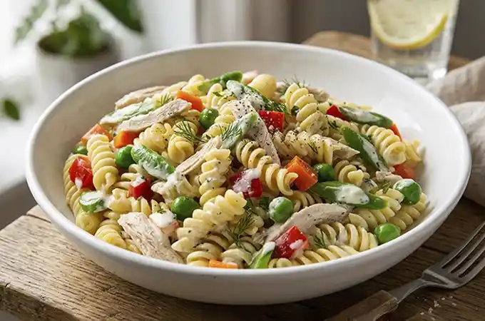 Receta de Ensalada de Fideos con Pollo