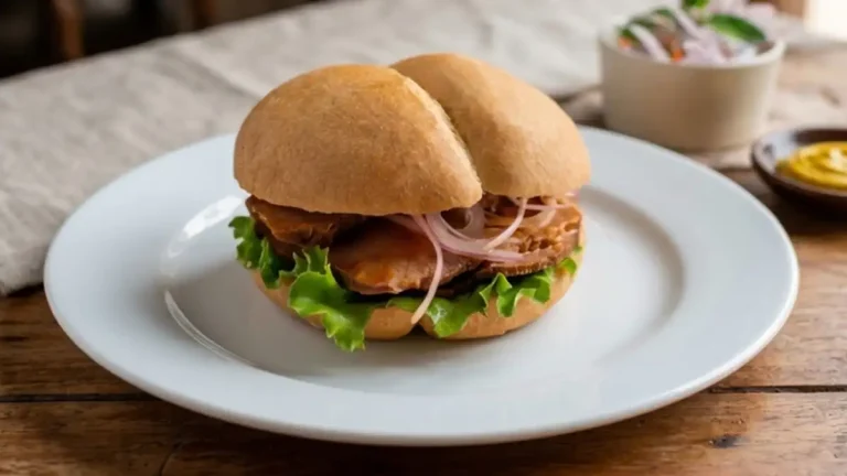 Receta de Pan con Asado