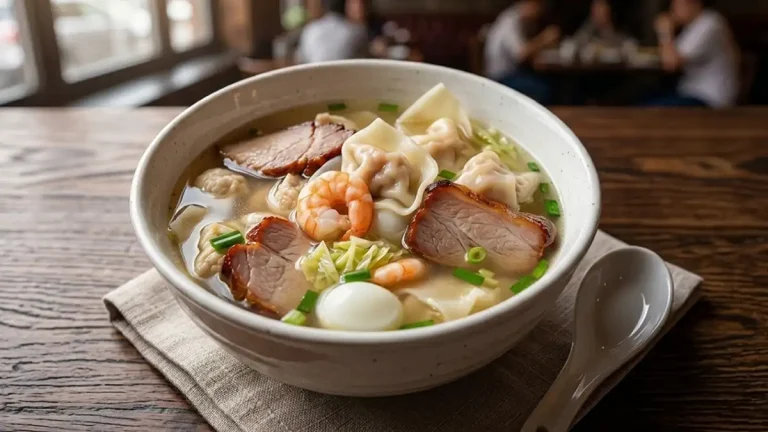 Receta de Sopa Wantán