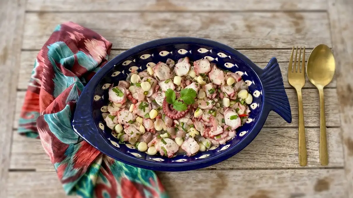 Receta de Ceviche de Pulpo