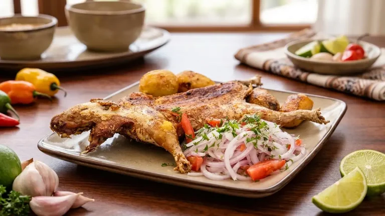 Receta de Cuy Chactado
