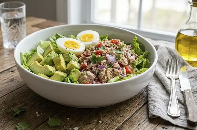 Receta de Ensalada de Atún y Palta