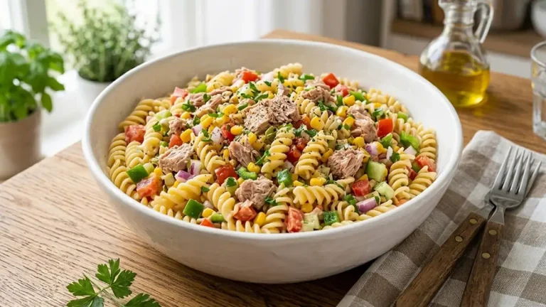 Receta de Ensalada de Fideos con Atún