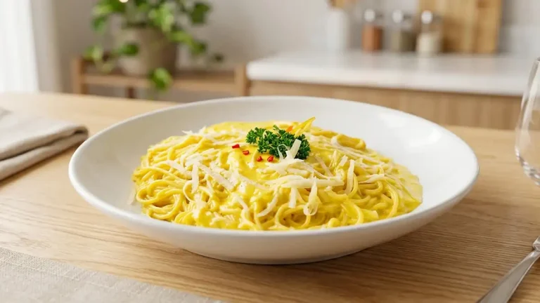 Receta de Tallarines a la Huancaína
