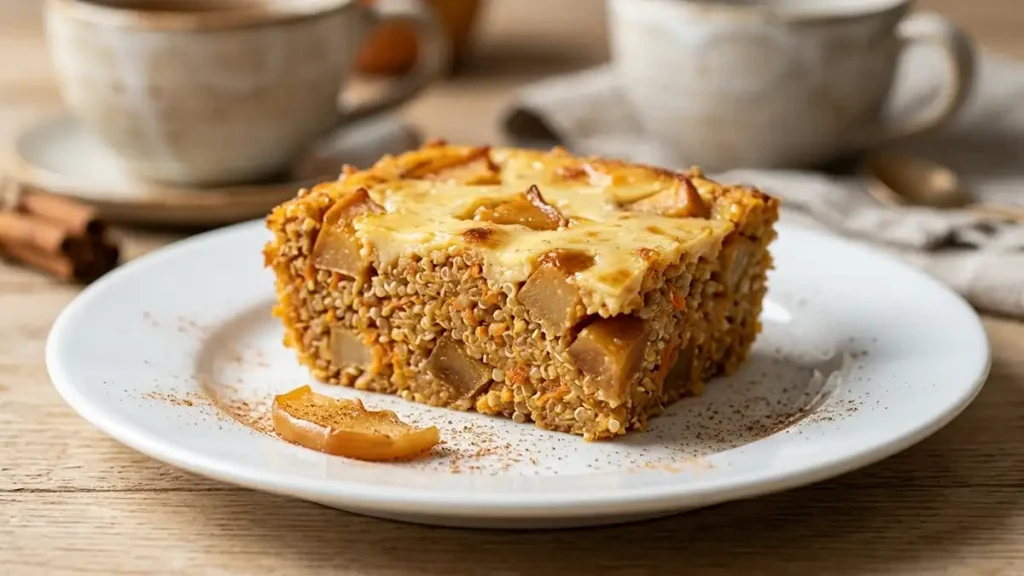 Receta de Budín de Quinua y Manzana