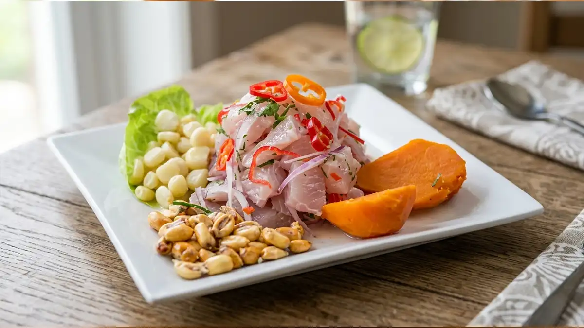 Receta de Ceviche de Corvina