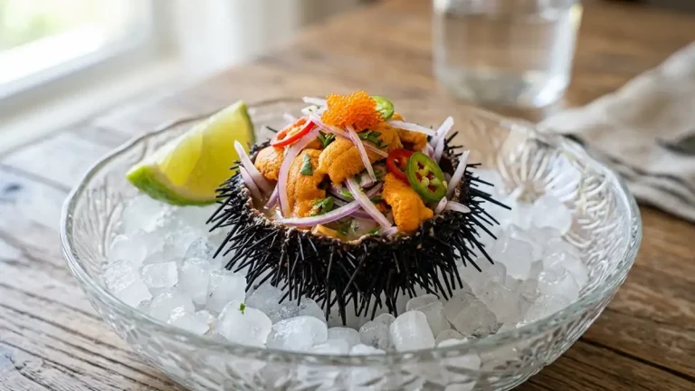 Receta de Ceviche de Erizo