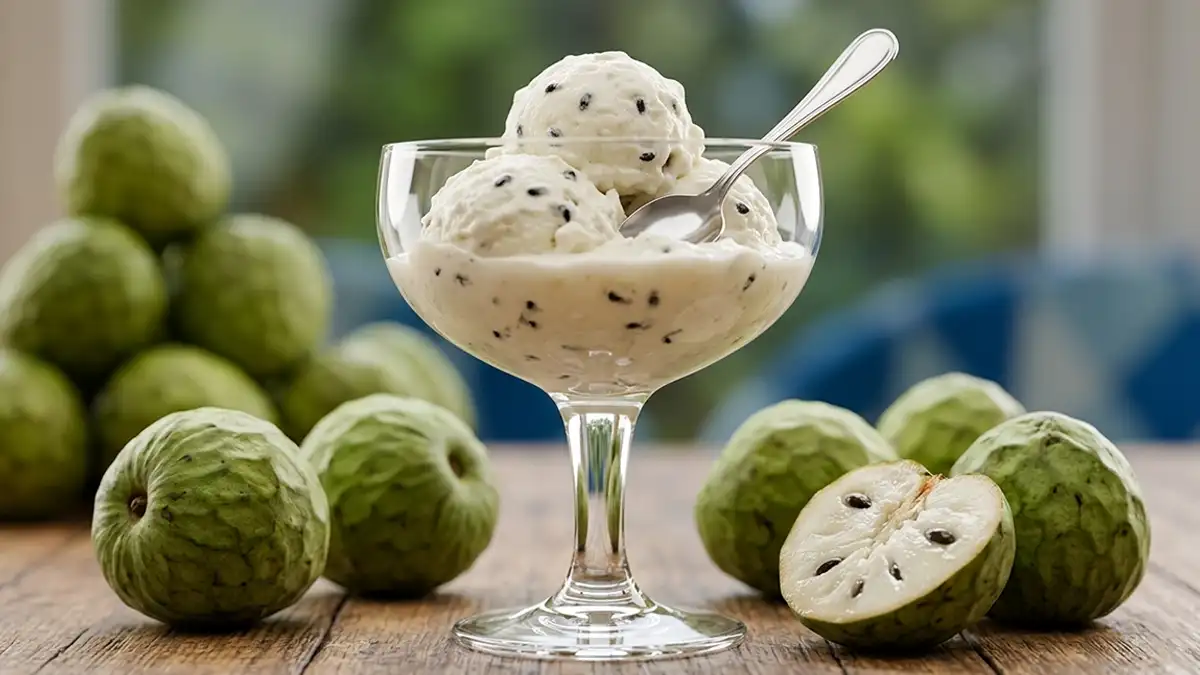 Receta de Helado de Chirimoya