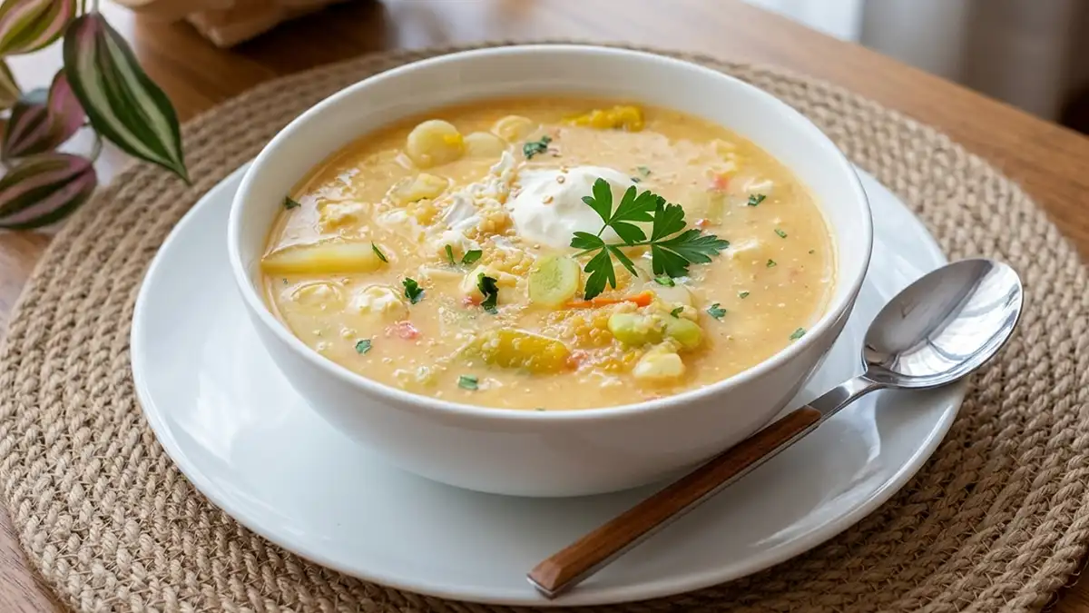 Receta de Sopa de Quinua
