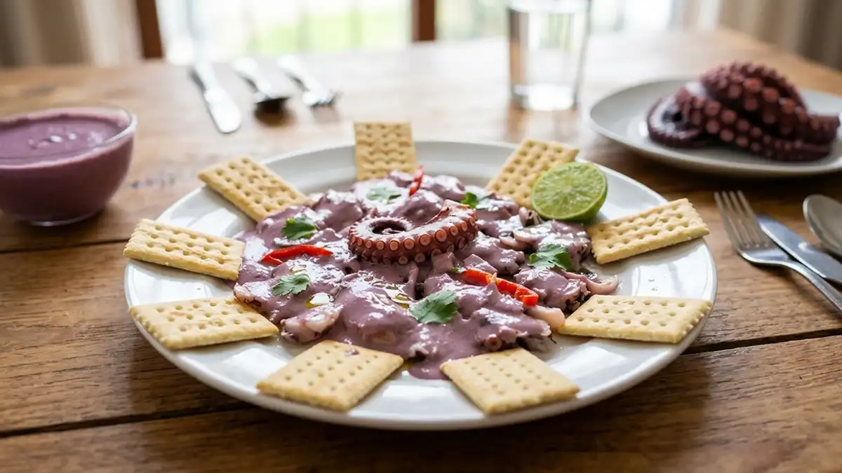 Receta de Tiradito de Pulpo al Olivo