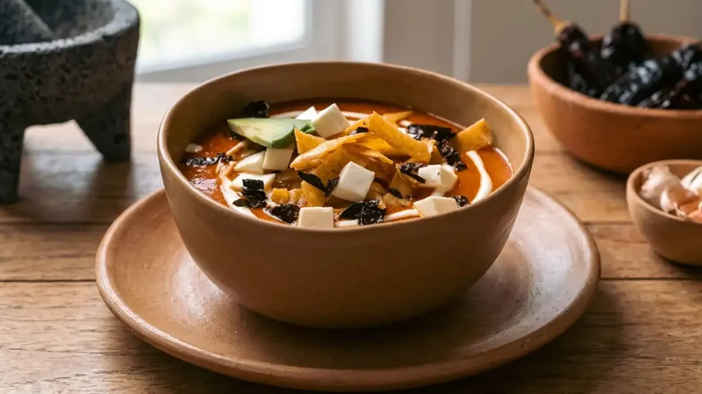 Receta de Sopa Tarasca