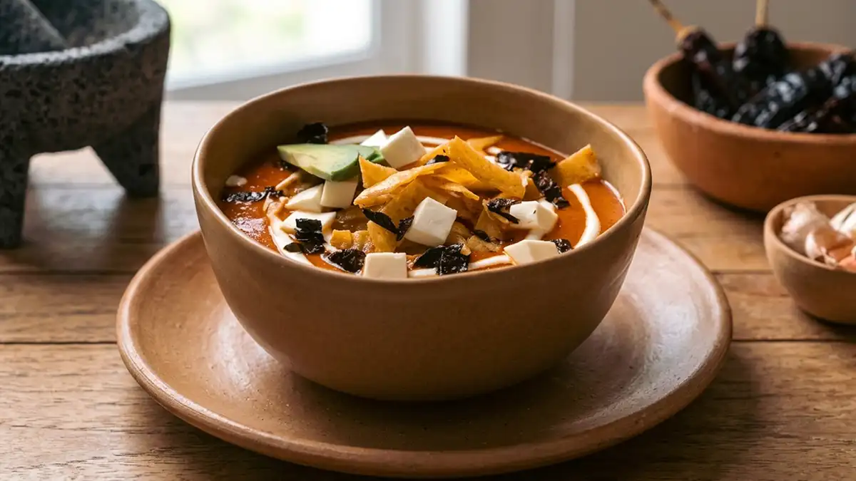 Receta de Sopa Tarasca