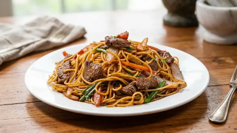 Receta de Tallarin Saltado Criollo