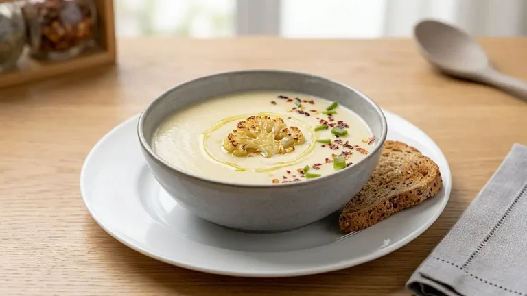 Receta de Crema de Coliflor