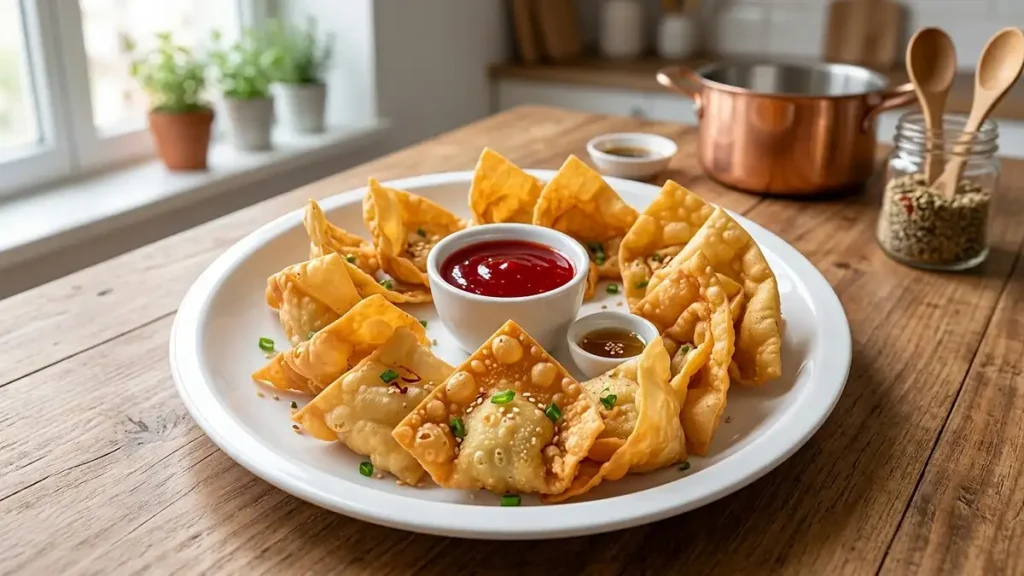 Receta de Wantan Frito