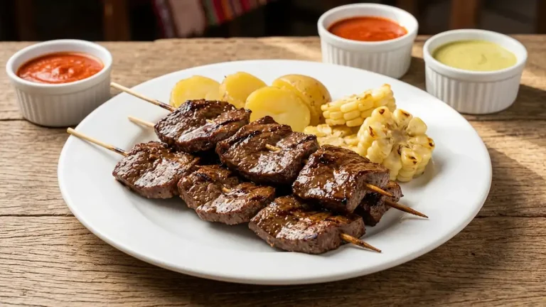 Receta de Anticuchos de Corazón