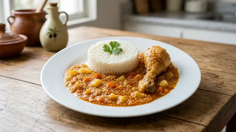 Receta de Guiso de Quinua con Pollo