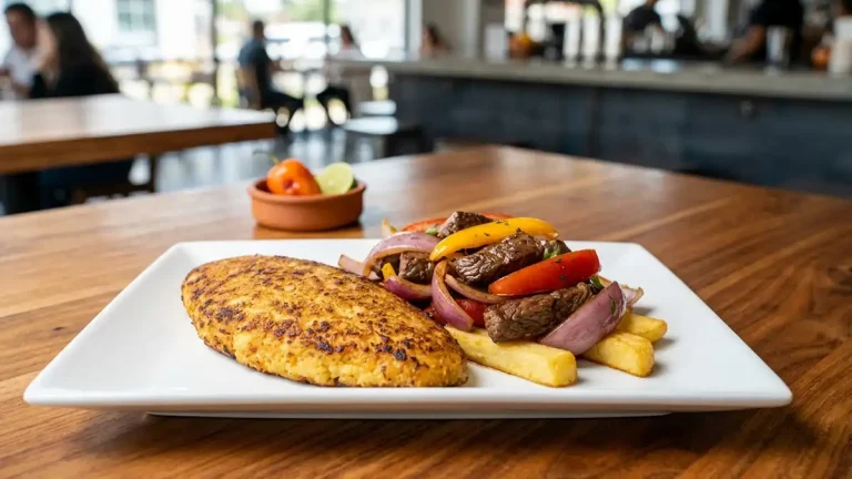 Receta de Lomo Saltado con Tacu Tacu