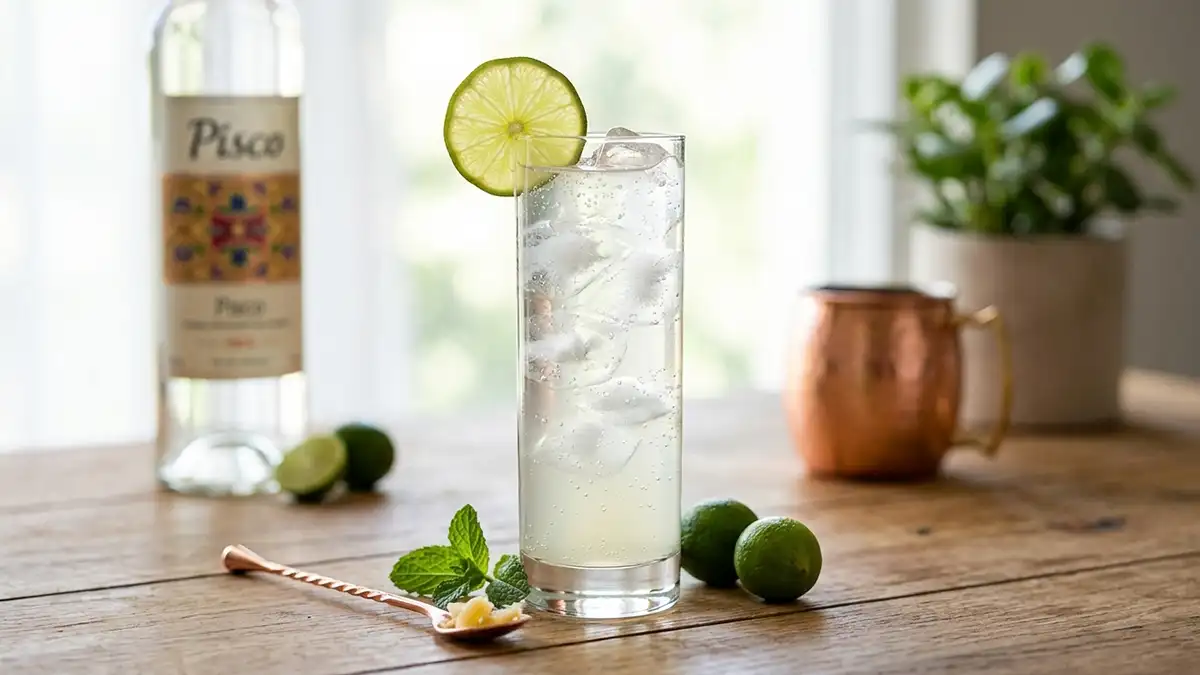 Receta de Pisco Mule