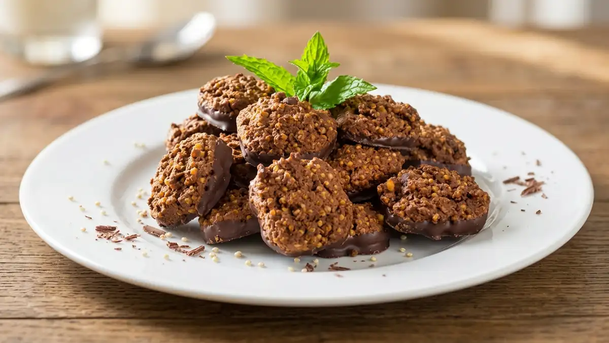 Receta de Galletas de Quinua con Chocolate